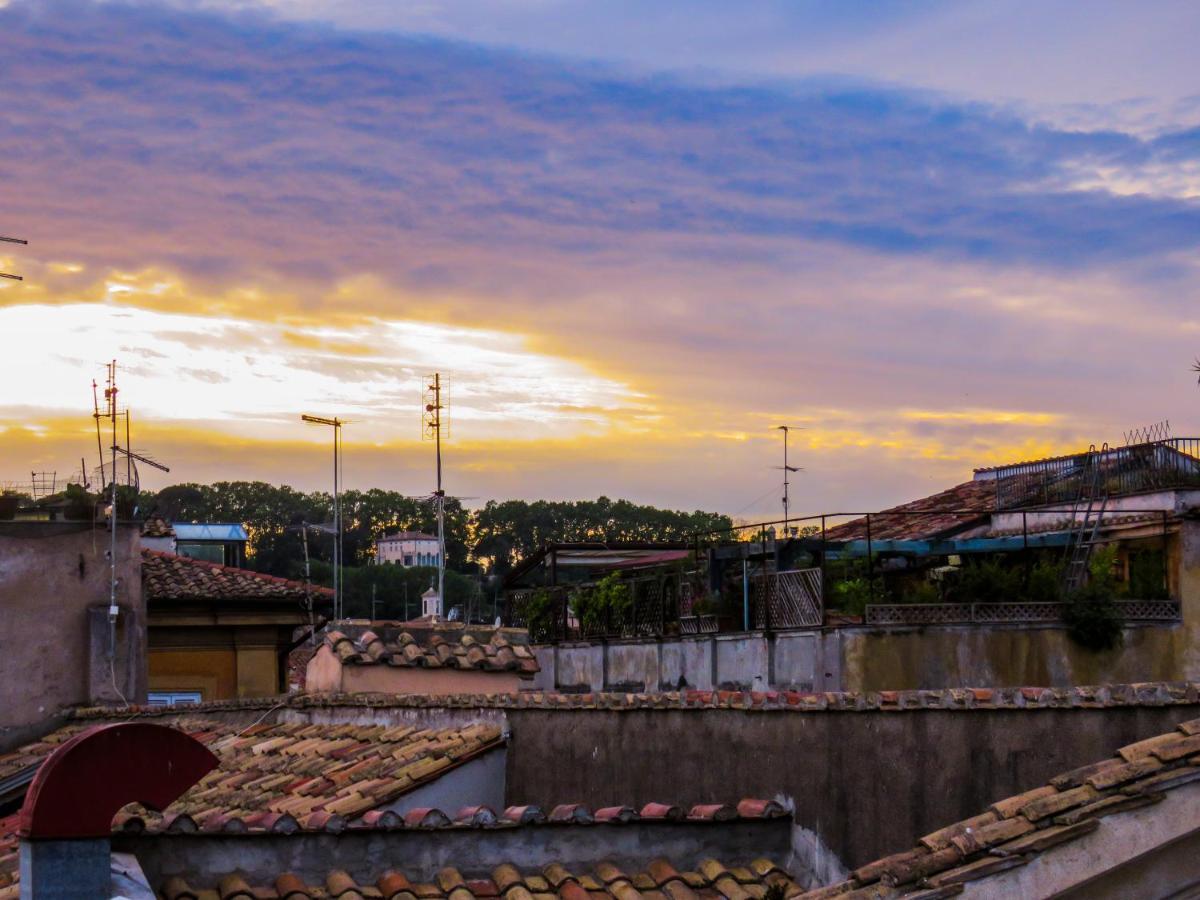 Mattia'S Penthouse - View Over Trastevere Roofs Rom Exterior foto